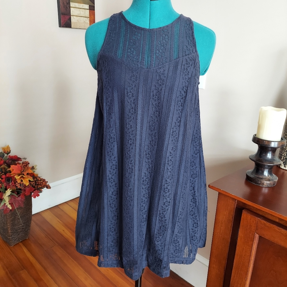 Abercrombie & Fitch Navy Sleeveless Sundress Women's XS